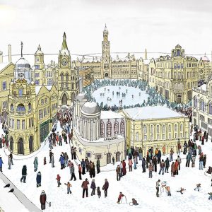 Bradford in Winter illustration