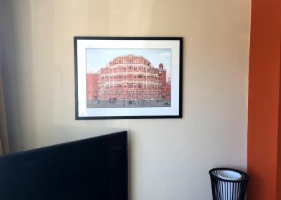 Hawa Mahal Jaipur illustration framed