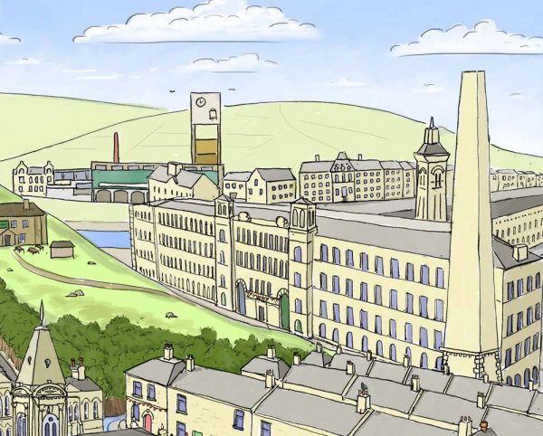 Salts Mill illustration