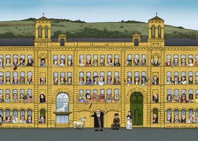 Salts Mill Illustration
