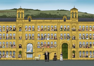 Salts Mill Illustration