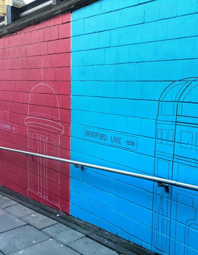 Bradford interchange mural - Bradford Live