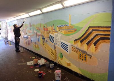 Bradford subway mural - Sven Shaw