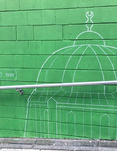 Bradford interchange mural - Central mosque