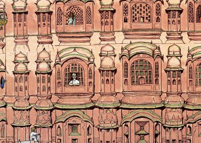 Hawa Mahal Jaipur illustration detail 3