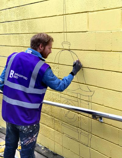 Bradford Interchange mural - Sven Shaw