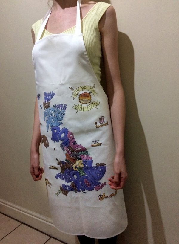 British bread map apron 1