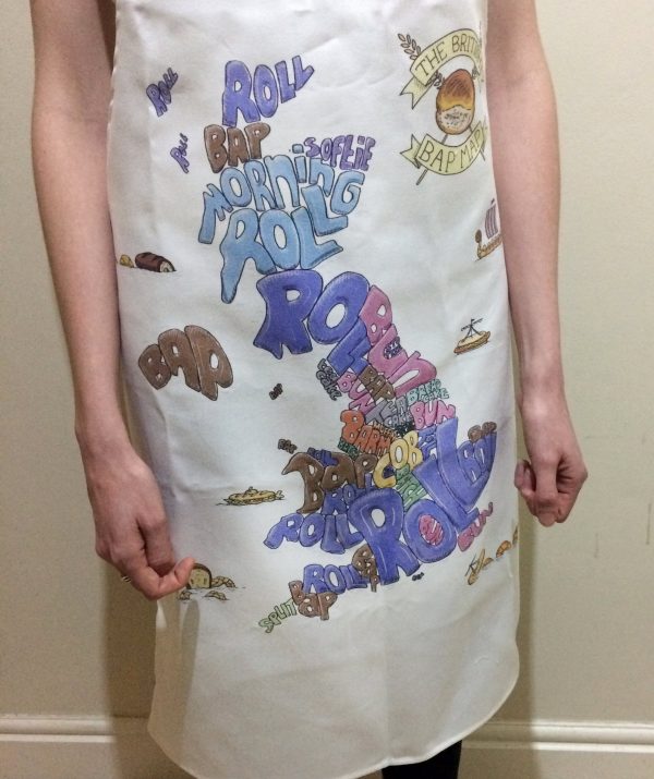 British bread map apron 5