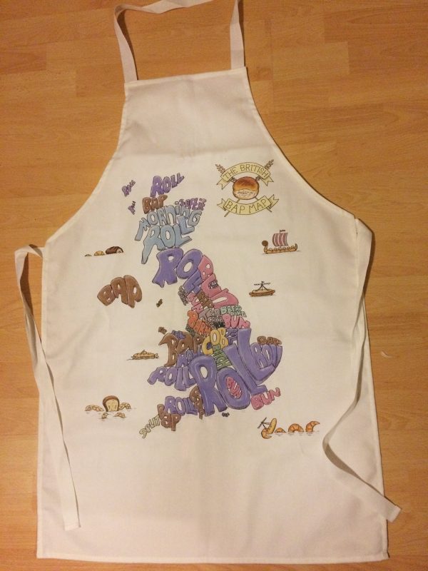 British bread map apron 6