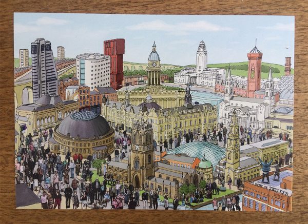 Leeds postcard