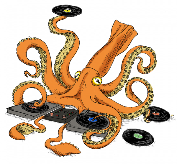 Squid DJ illustration 3