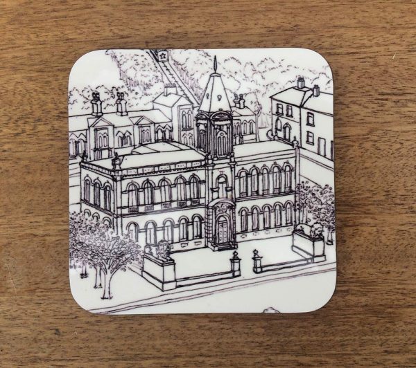 Yorkshire architecture coaster - Saltaire