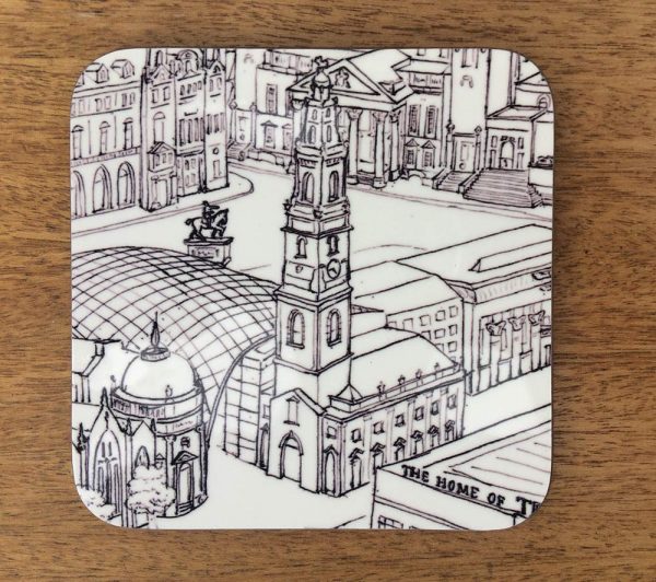 Yorkshire architecture coaster - Leeds