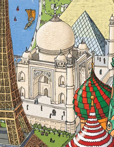 Architecture of the world - Taj Mahal