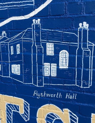3 Rise Locks mural image - Ryshworth Hall