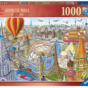 Around the world in 80 days jigsaw