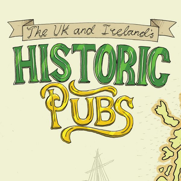 UK and Ireland pub map detail 1